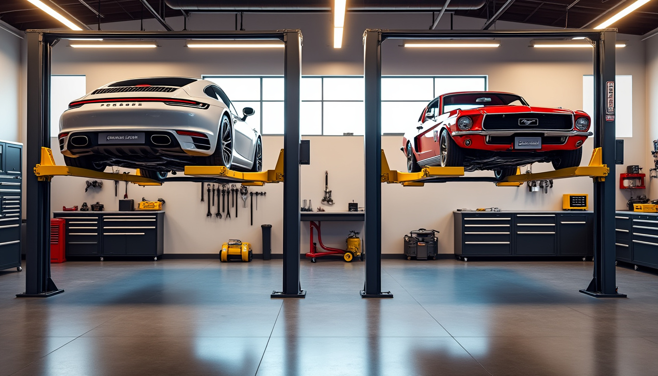explore the differences between 2-post and 4-post car lifts in our comprehensive guide. discover the advantages and disadvantages of each type to determine which car lift best suits your needs for efficiency, space, and vehicle maintenance.