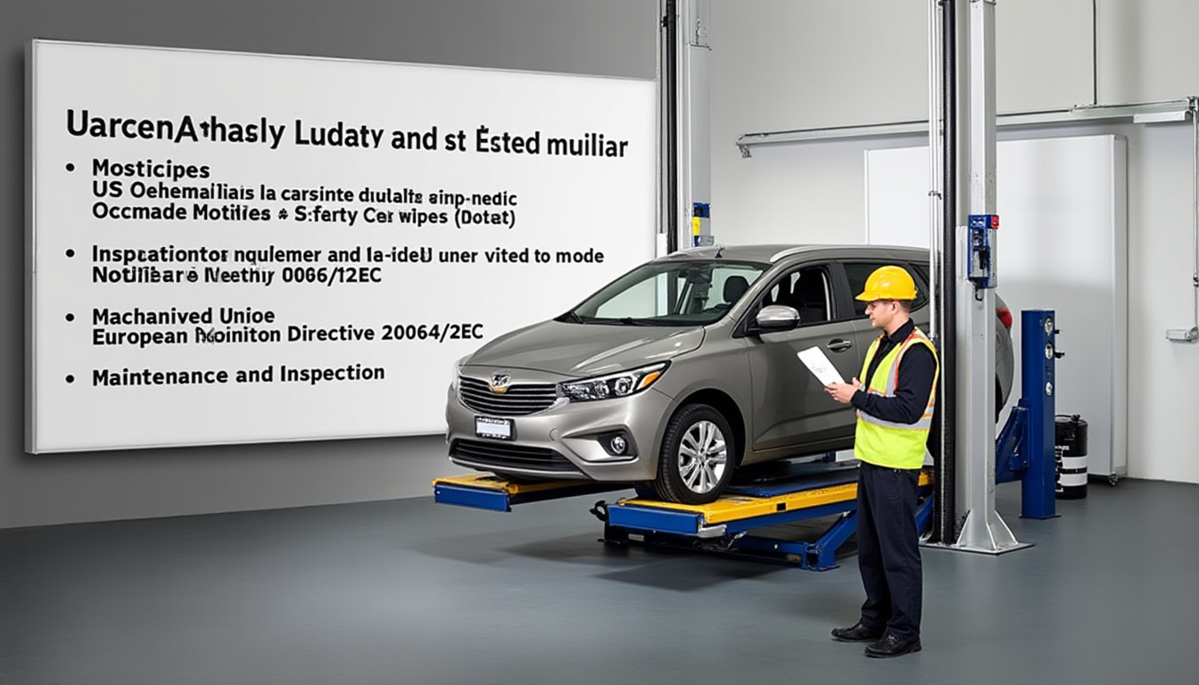 discover the essential regulations governing car lifts in the us and europe. stay informed about safety standards, compliance requirements, and best practices to ensure your lifting equipment is up to code.